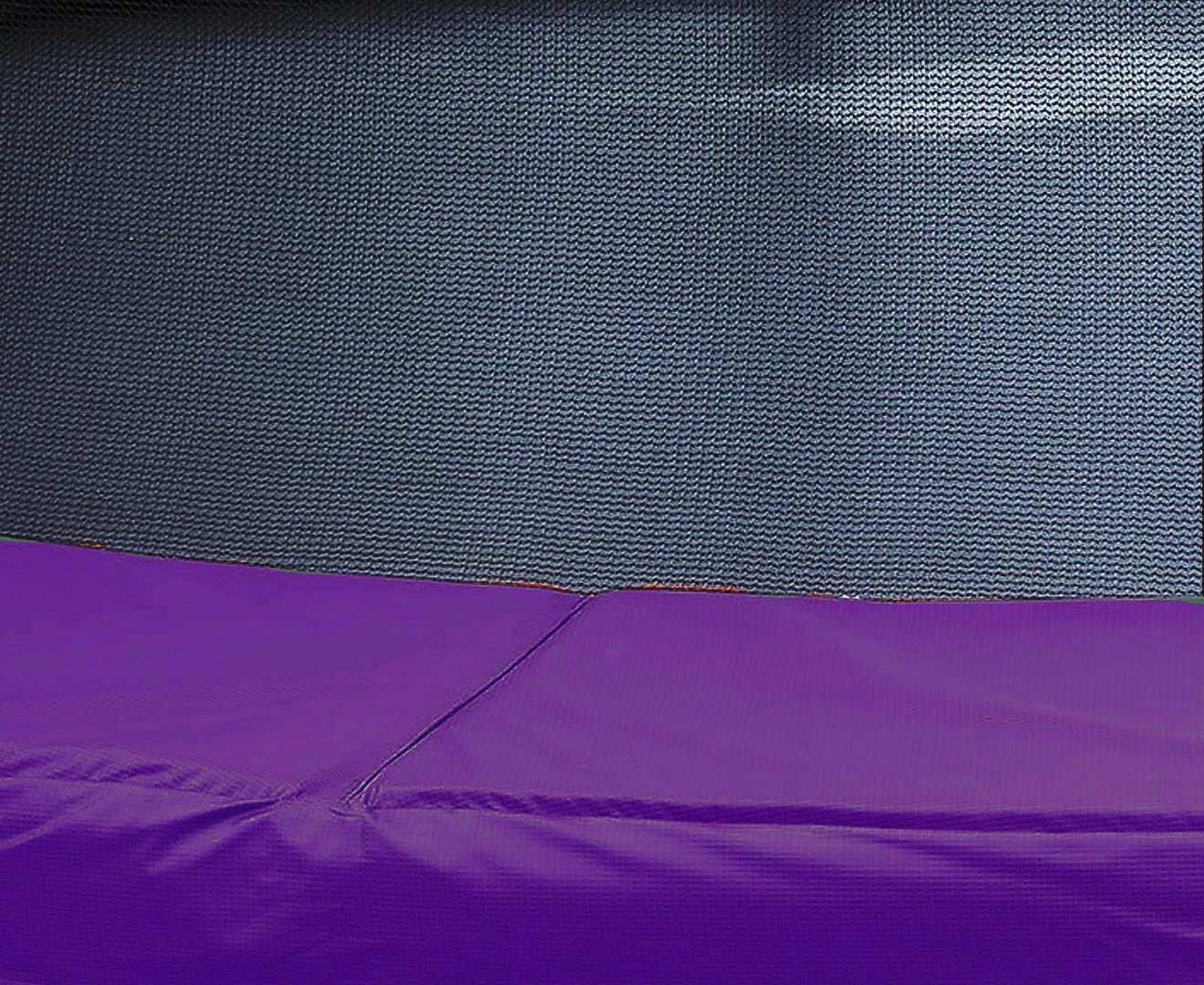 Kahuna 10ft trampoline replacement pad in purple, featuring durable weatherproof PVC and a stylish design with an 11cm skirt.