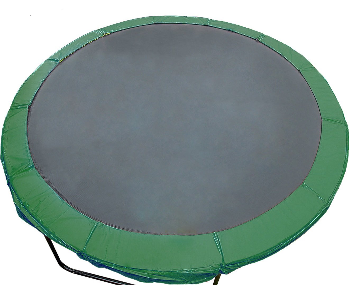 Kahuna 10ft trampoline replacement spring pad in green, featuring a durable PVC exterior and high-density foam padding.