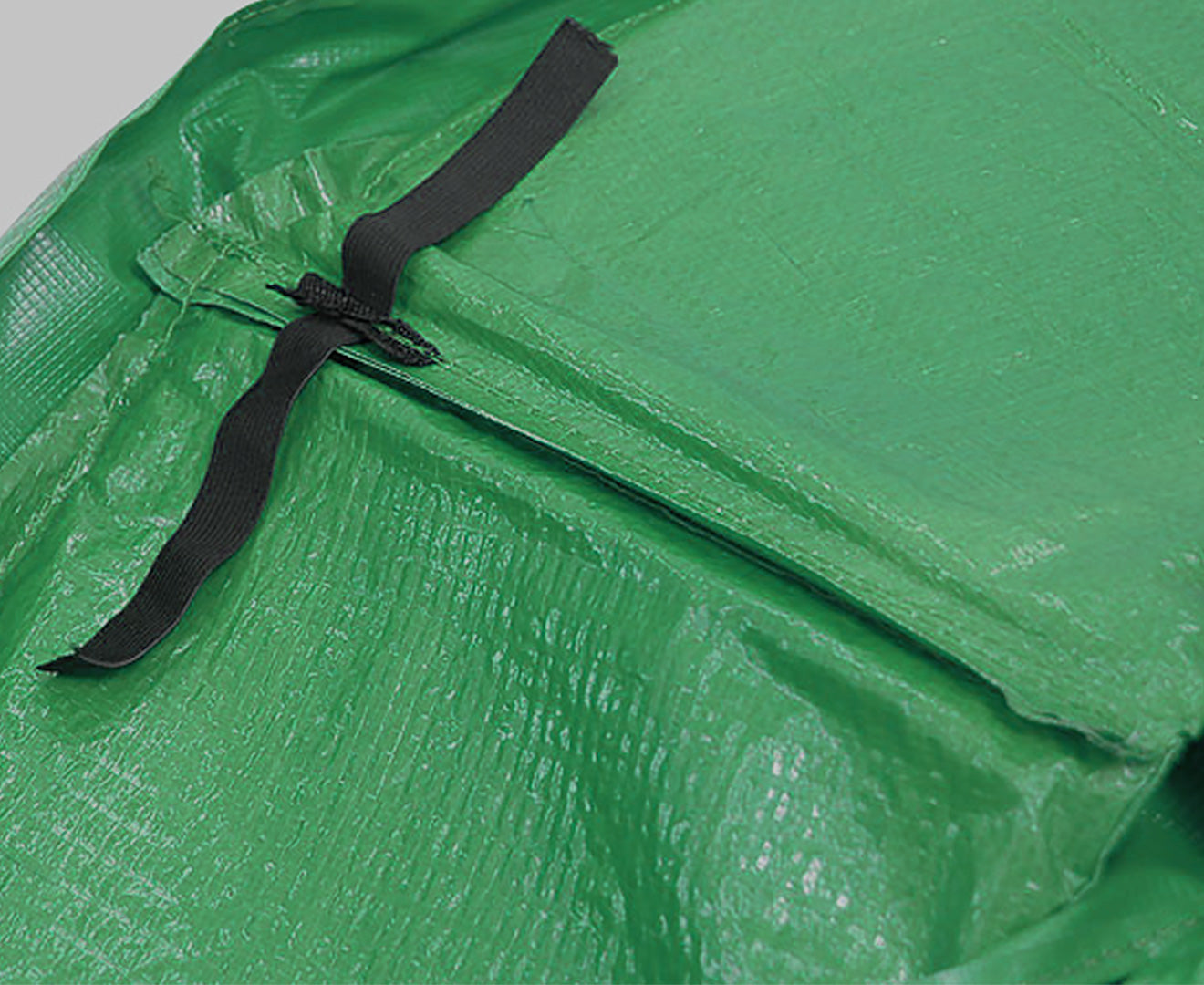 Kahuna 10ft trampoline replacement spring pad in green, featuring a durable PVC exterior and high-density foam padding.