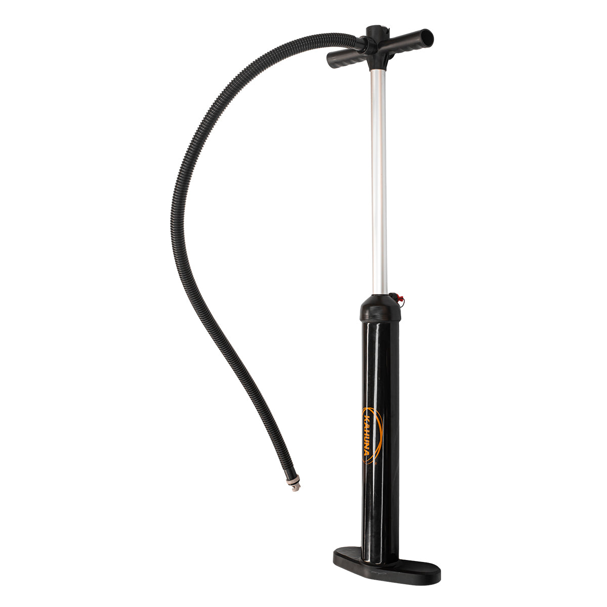 Kahuna iSUP Double Action Hand Pump with ergonomic handle and dual action modes for efficient inflation.