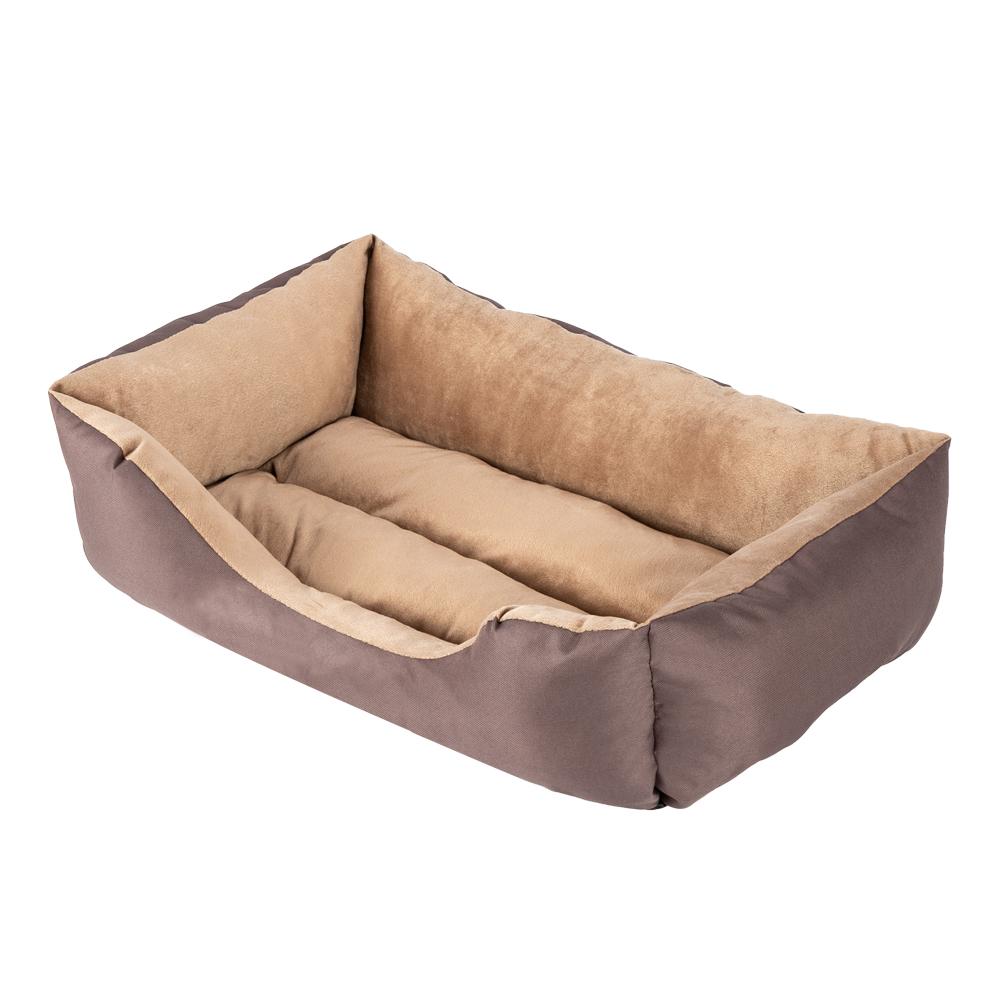 Large Size Pet Bed Dog Mat Cat Pad in brown color, made of soft PP cotton, designed for comfort and eco-friendliness.