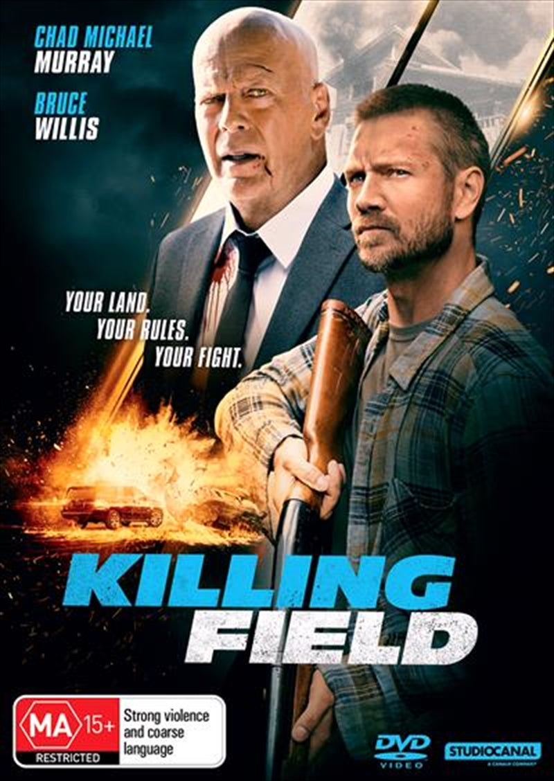 Killing Field DVD cover featuring intense action scenes and characters in a dramatic setting.