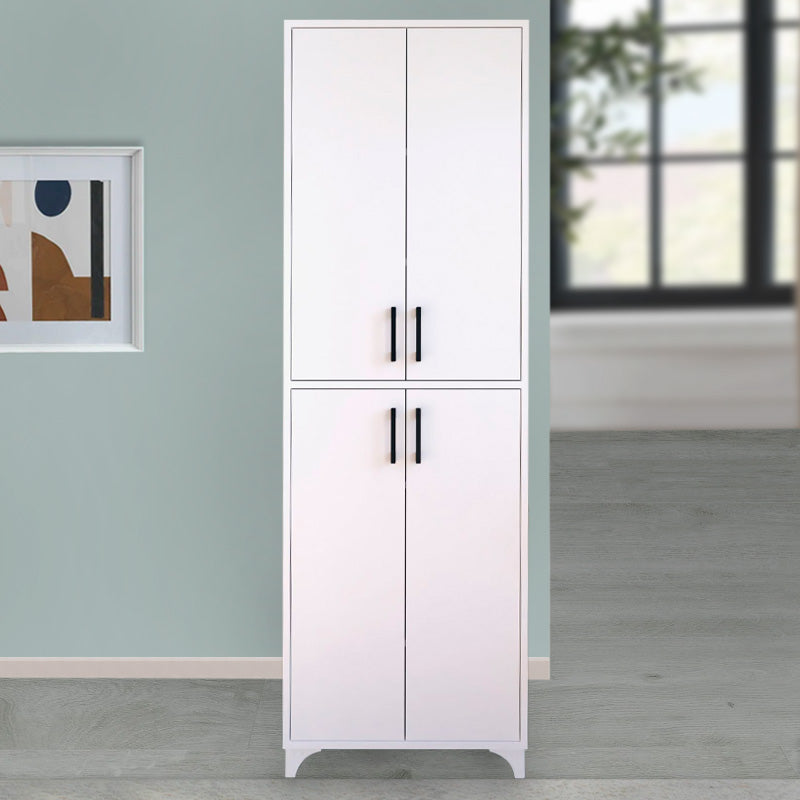 DUANE Kitchen/Bathroom Cabinet in white, showcasing its modern design and spacious storage capabilities.