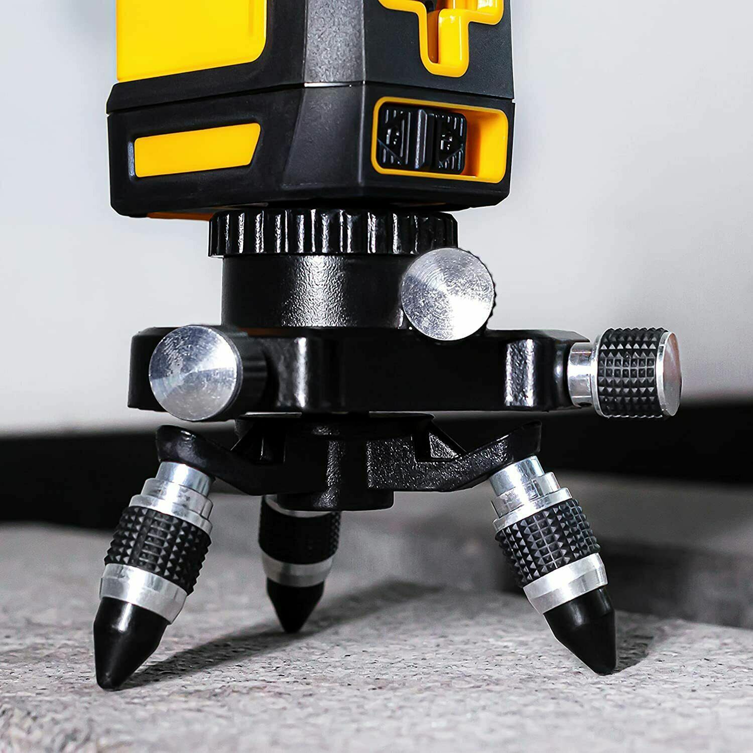 KT200P Laser Tripod with 360-degree rotating base, designed for precise laser level positioning.