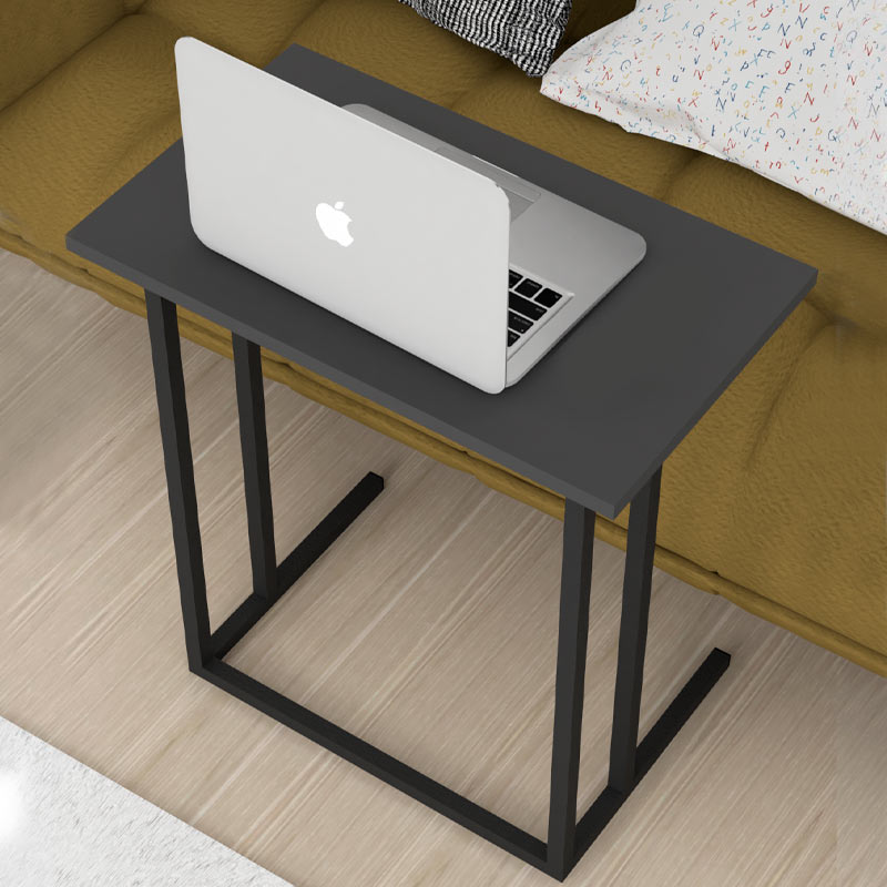 SPRINT Laptop Table in anthracite color, featuring a sleek design and sturdy metal construction, perfect for home or office use.