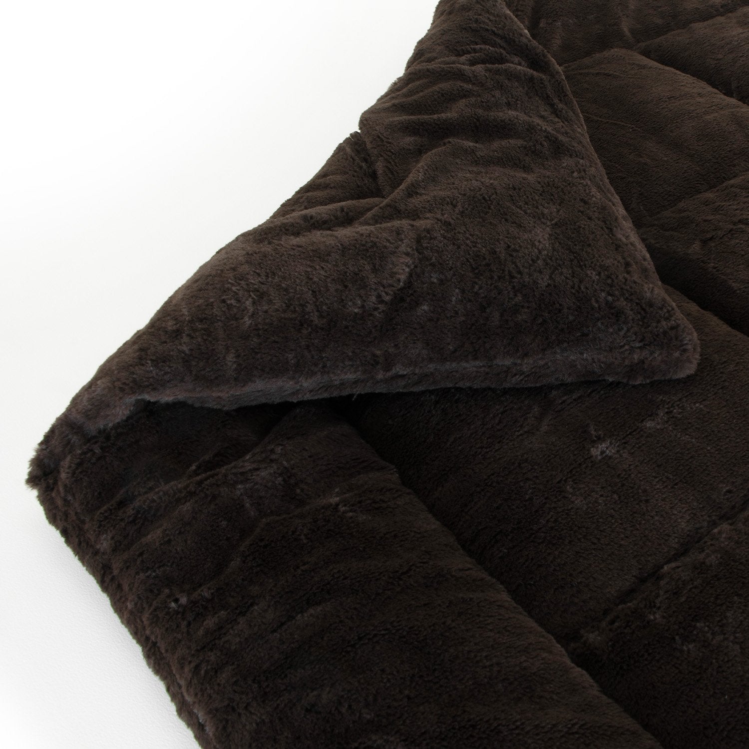 Laura Hill 500gsm Faux Mink Quilt Comforter in super king size, showcasing its plush texture and elegant design.