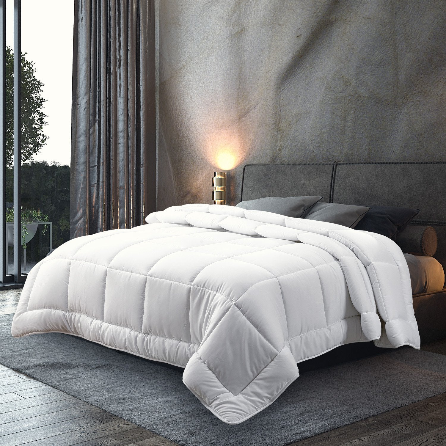 Laura Hill 700GSM Duck Down Feather Quilt Duvet Doona in King size, featuring a soft cotton cover and luxurious down filling.