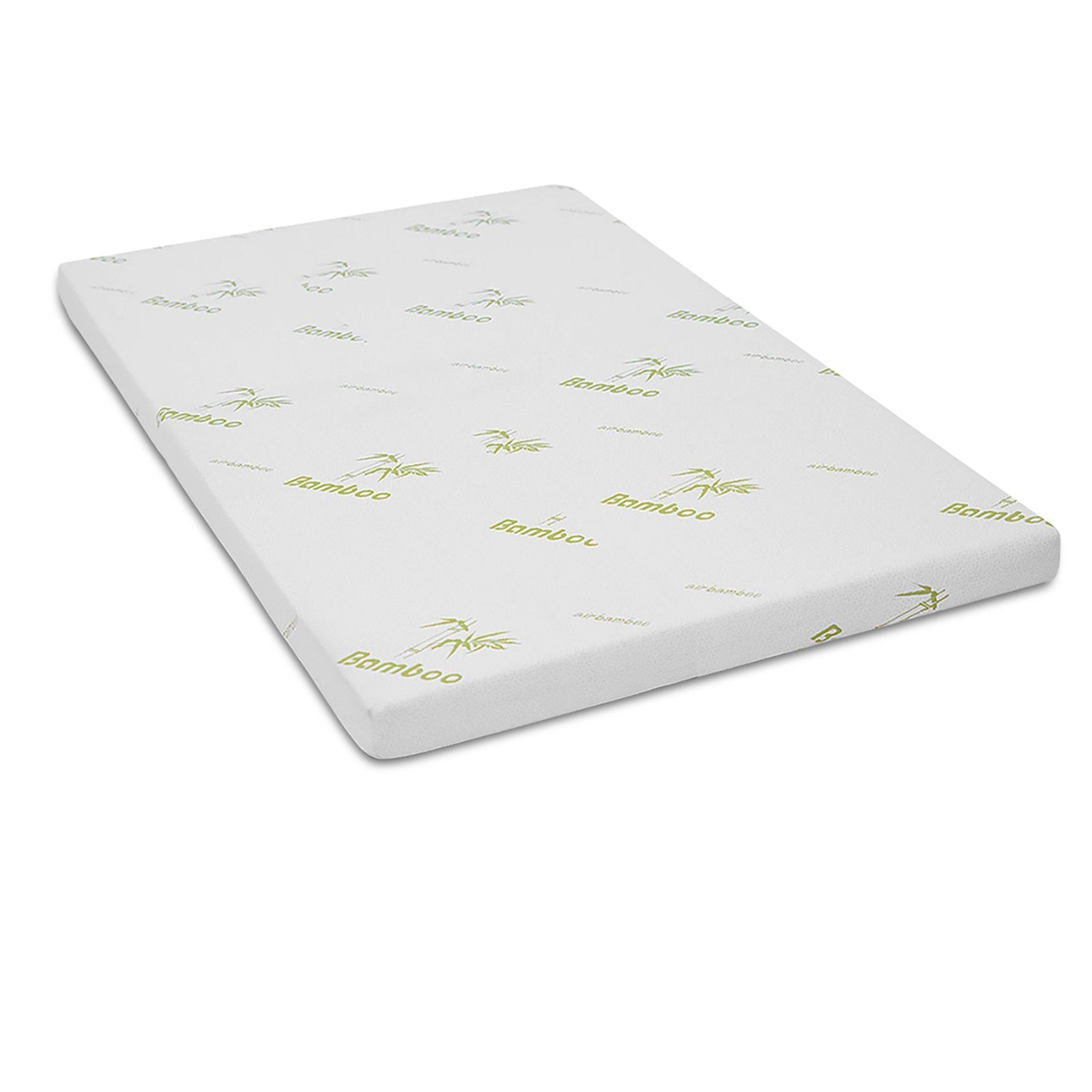 Laura Hill Cool Gel Memory Foam Mattress Topper in Queen size, featuring a breathable bamboo cover and gel-infused foam for optimal comfort.