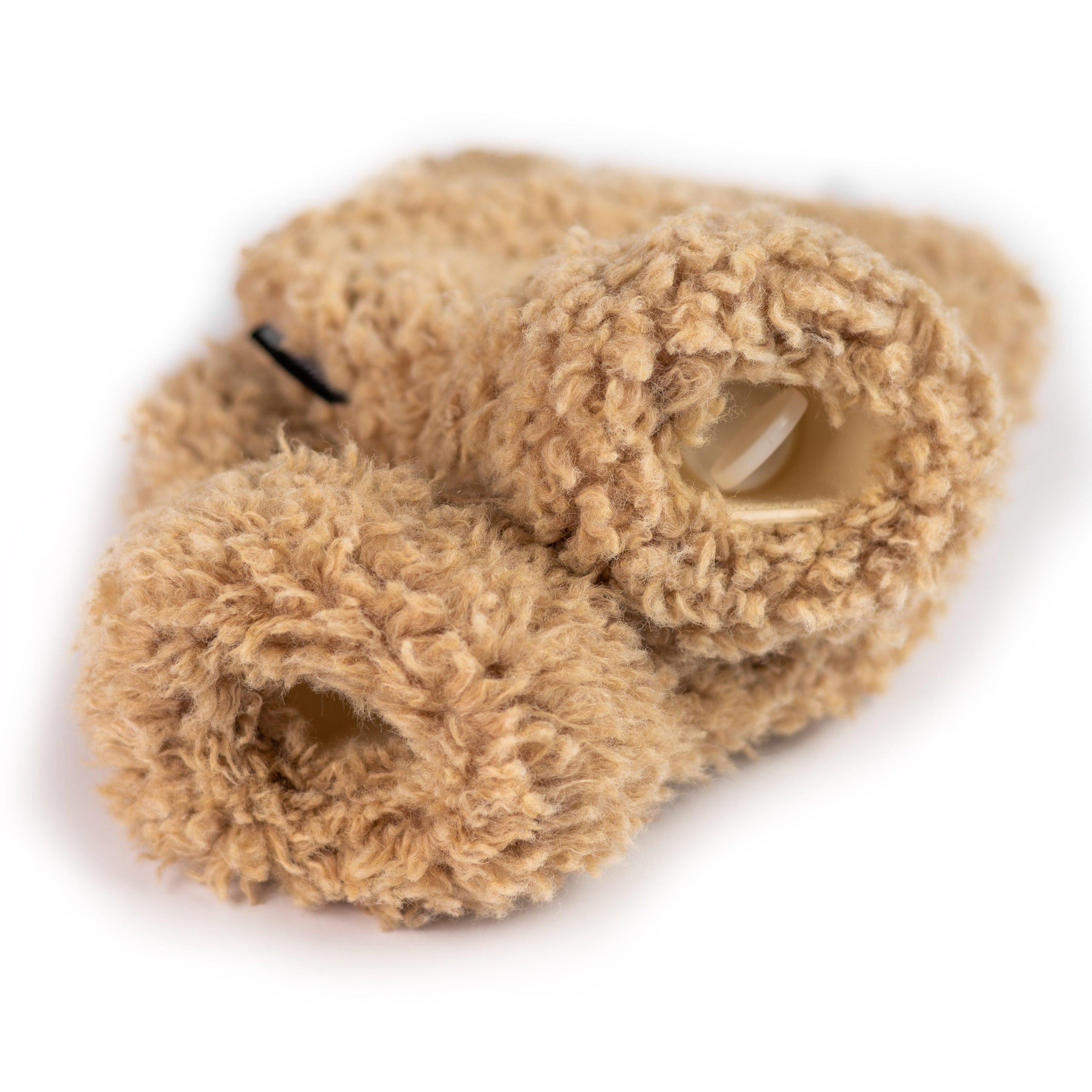 Little and Large Teddy Hot Water Bottle Gift Set featuring a large and mini teddy hot water bottle with soft covers made from recycled materials.