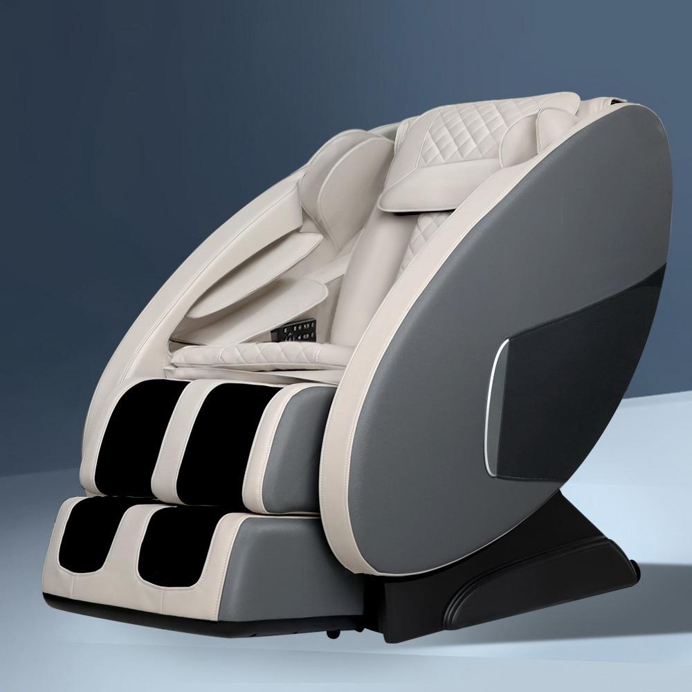 Livemor Electric Massage Chair in zero gravity position, showcasing its sleek design and advanced Shiatsu massage features.