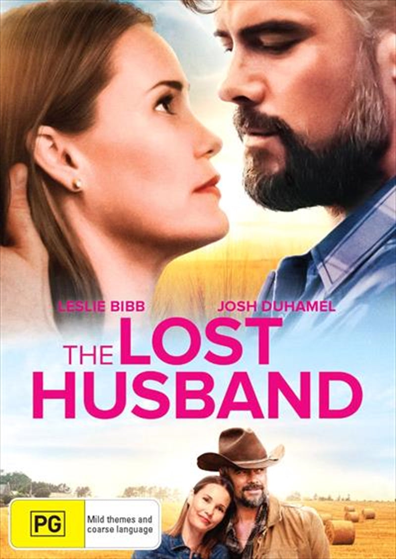 DVD cover of 'Lost Husband' featuring a serene goat farm landscape with a woman and children.