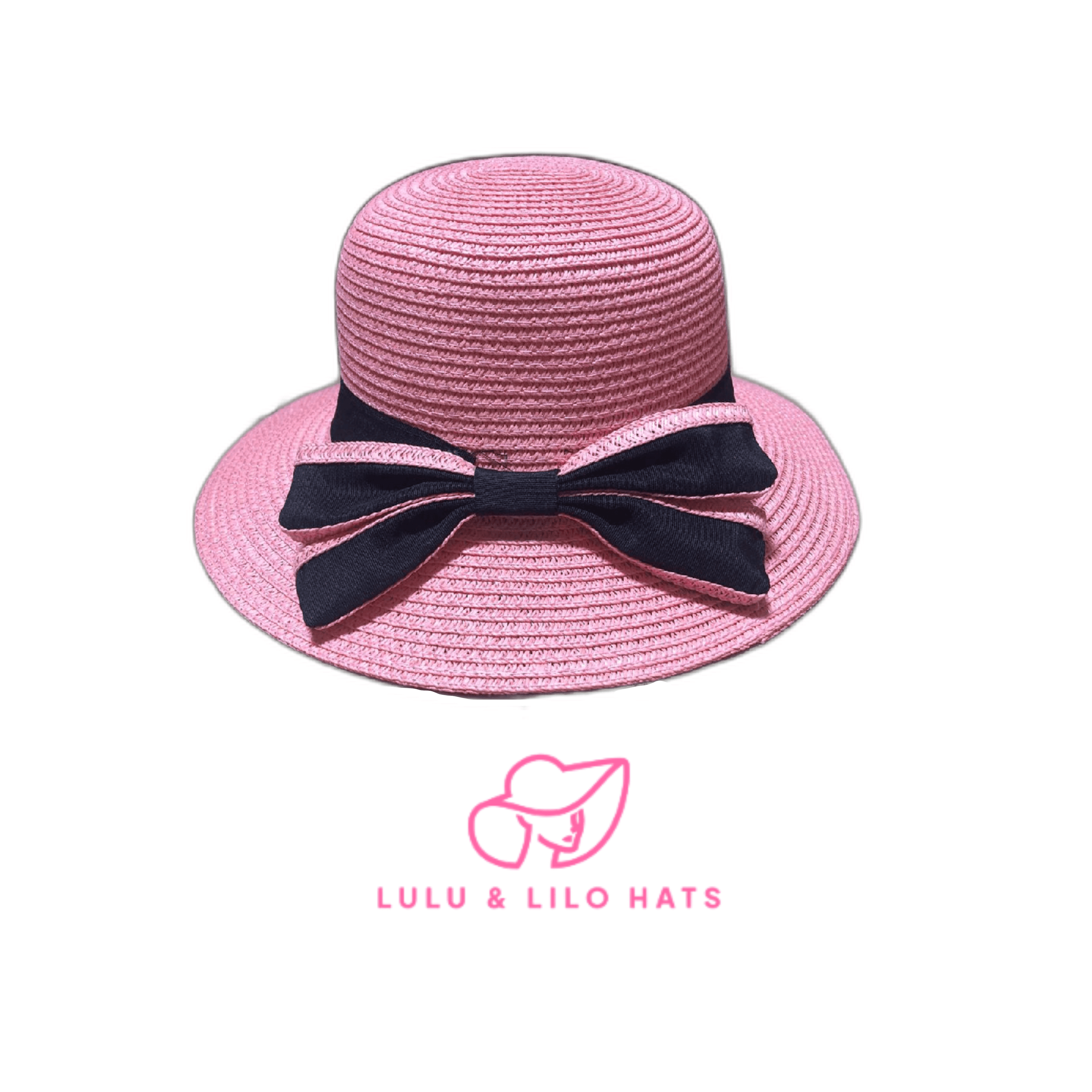 Lulu & Lilo Women's Sun Hat featuring a stylish bowtie ribbon, perfect for sun protection and outdoor activities.