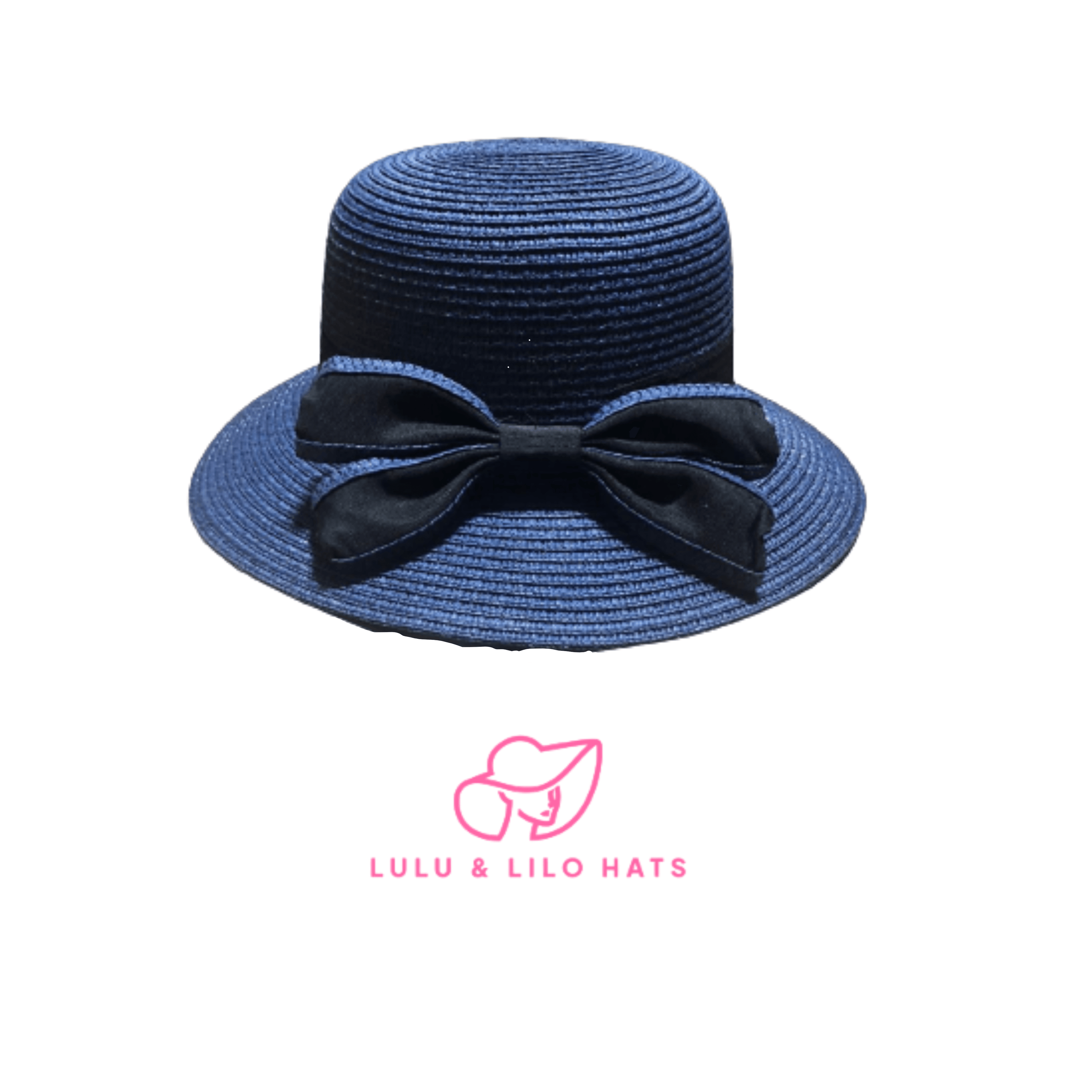 Lulu & Lilo Women's Sun Hat featuring a stylish bowtie ribbon, perfect for sun protection and outdoor activities.