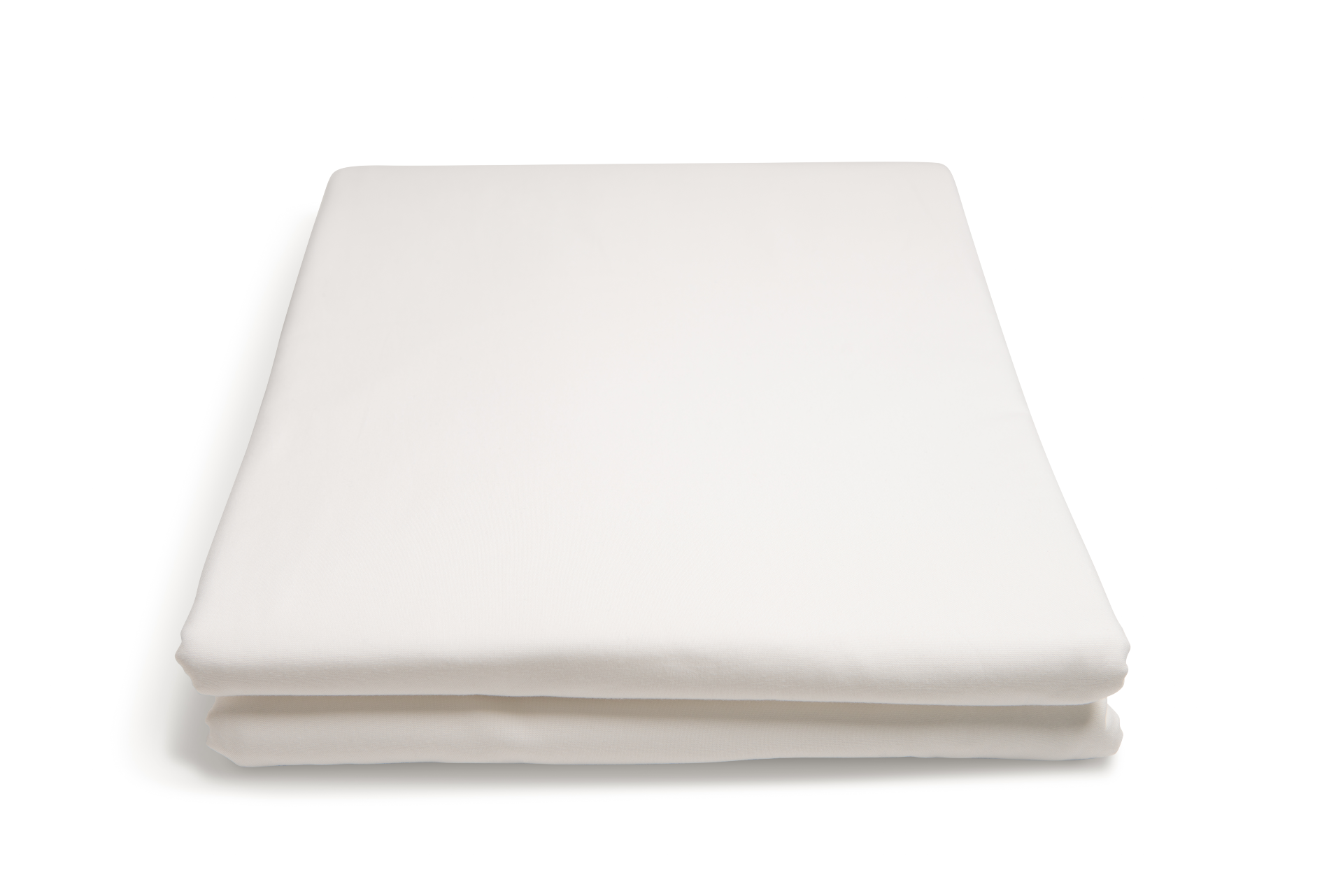 Luxury fitted sheet made from 100% organic cotton, featuring a crisp white color and percale weave for ultimate comfort.