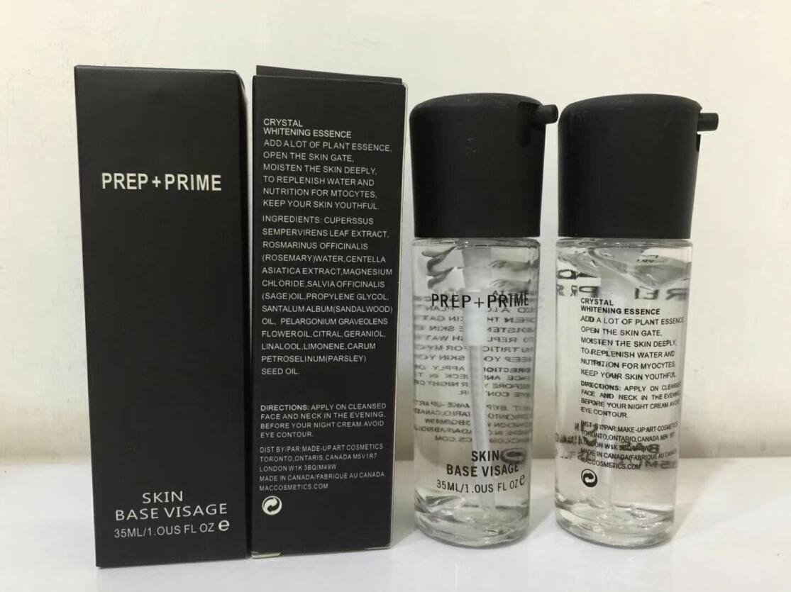 M Makeup Face Prep + Prime SKIN Base Visage 35ML, a liquid moisturizer suitable for all skin types, with sunblock protection.