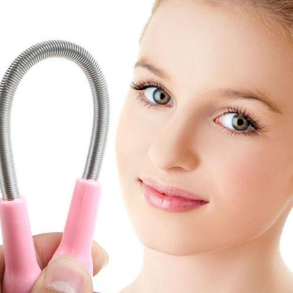 Manual Facial Hair Removal Threader tool for facial grooming, designed for forehead, cheeks, upper lip, and chin hair removal.