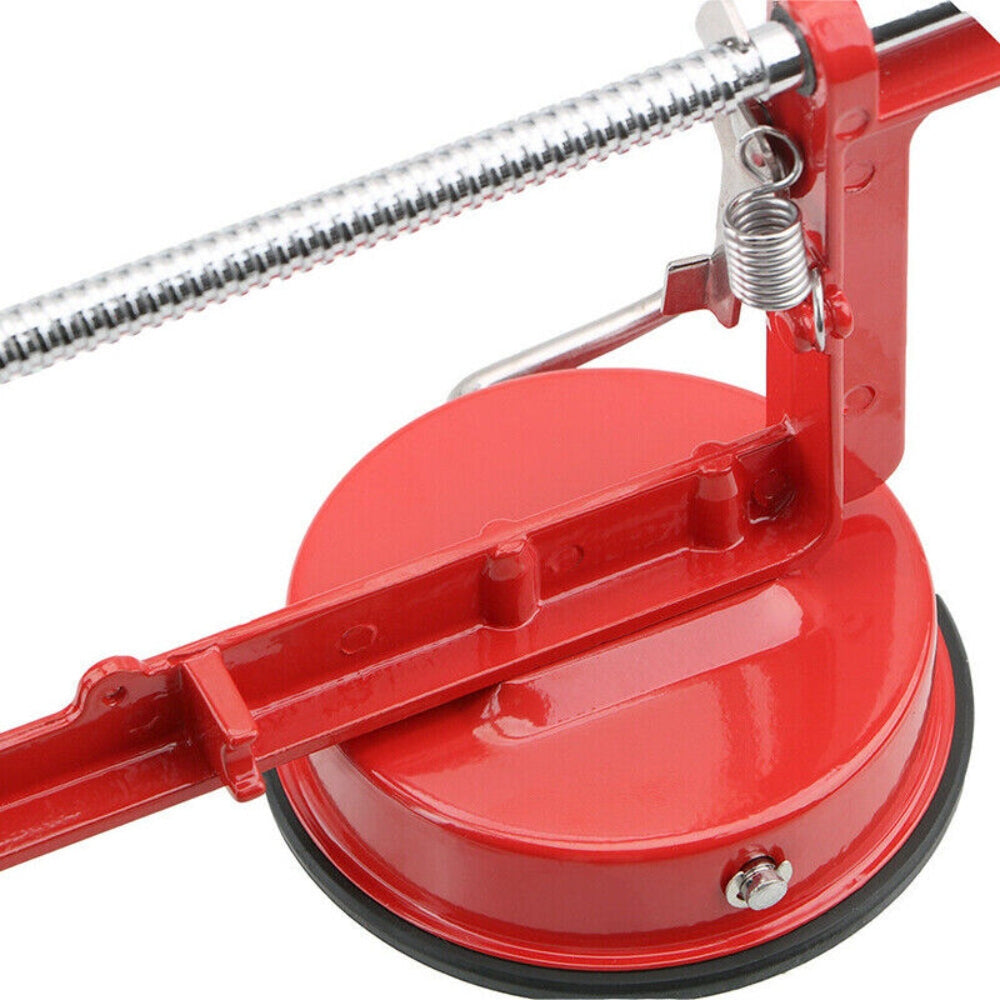 Manual Operation Potato Twister Tornado Slicer with stainless steel blade and aluminum body, designed for easy vegetable slicing.