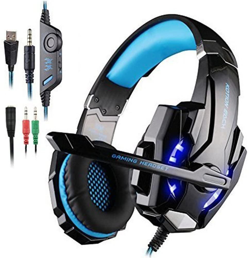 G9000 headphones designed for gaming with padded ear cups and adjustable headband.