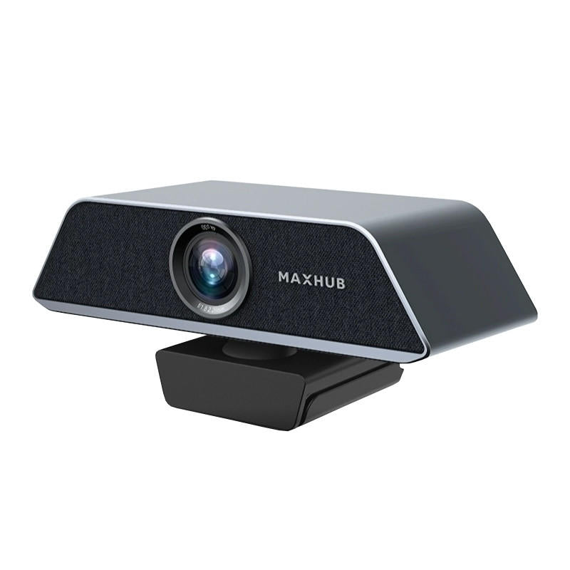 MAXHUB UC Camera showcasing 4K resolution and 120-degree field of view, designed for business meetings.