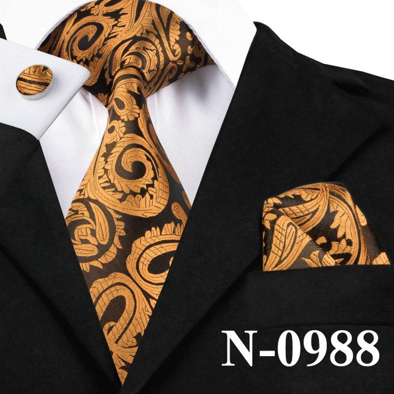 Mens 100% Silk Paisley Tie showcasing various styles and colors, perfect for formal occasions.