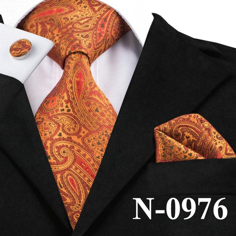 Mens 100% Silk Paisley Tie showcasing various styles and colors, perfect for formal occasions.