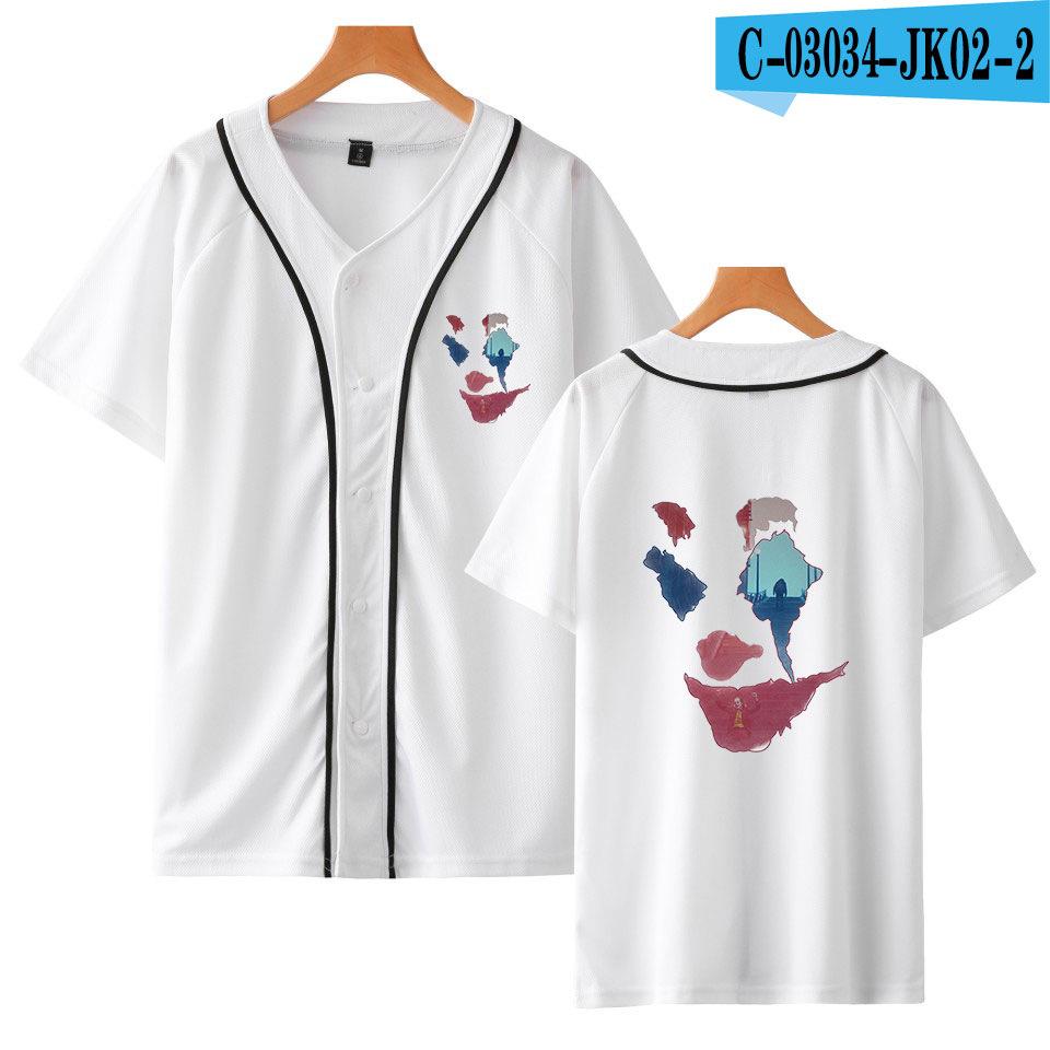 Men/Women Summer Tops Baseball T-shirt with Haha Joker 3D print, showcasing vibrant colors and a stylish design.