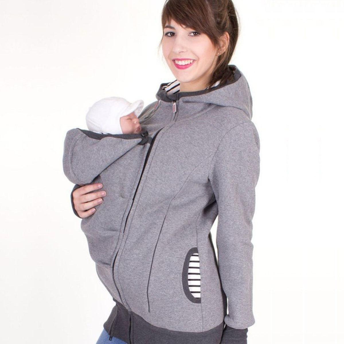 Meternity Hoodies Kangaroo Winter Hooded Coat for pregnant women, featuring a kangaroo pocket and stylish design, perfect for winter wear.