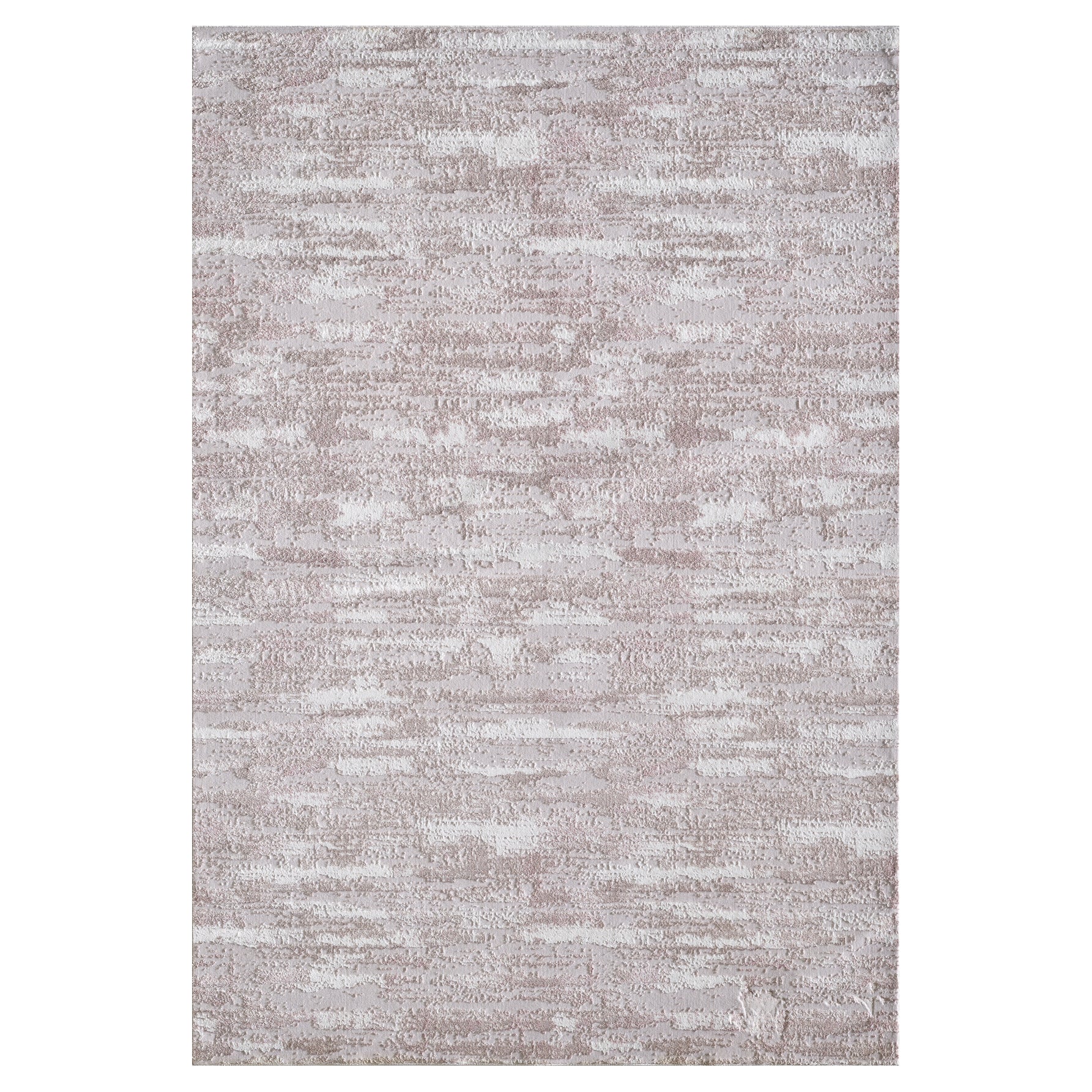 Milano Washable Champagne Bliss Woven Area Rug featuring an elegant champagne color and abstract stonework pattern, perfect for home decor.