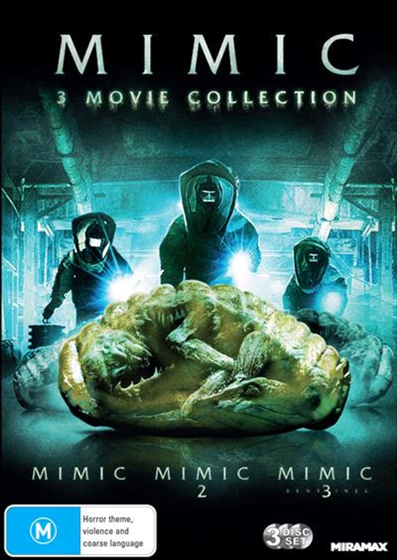 Mimic movie franchise DVD pack featuring three horror films.