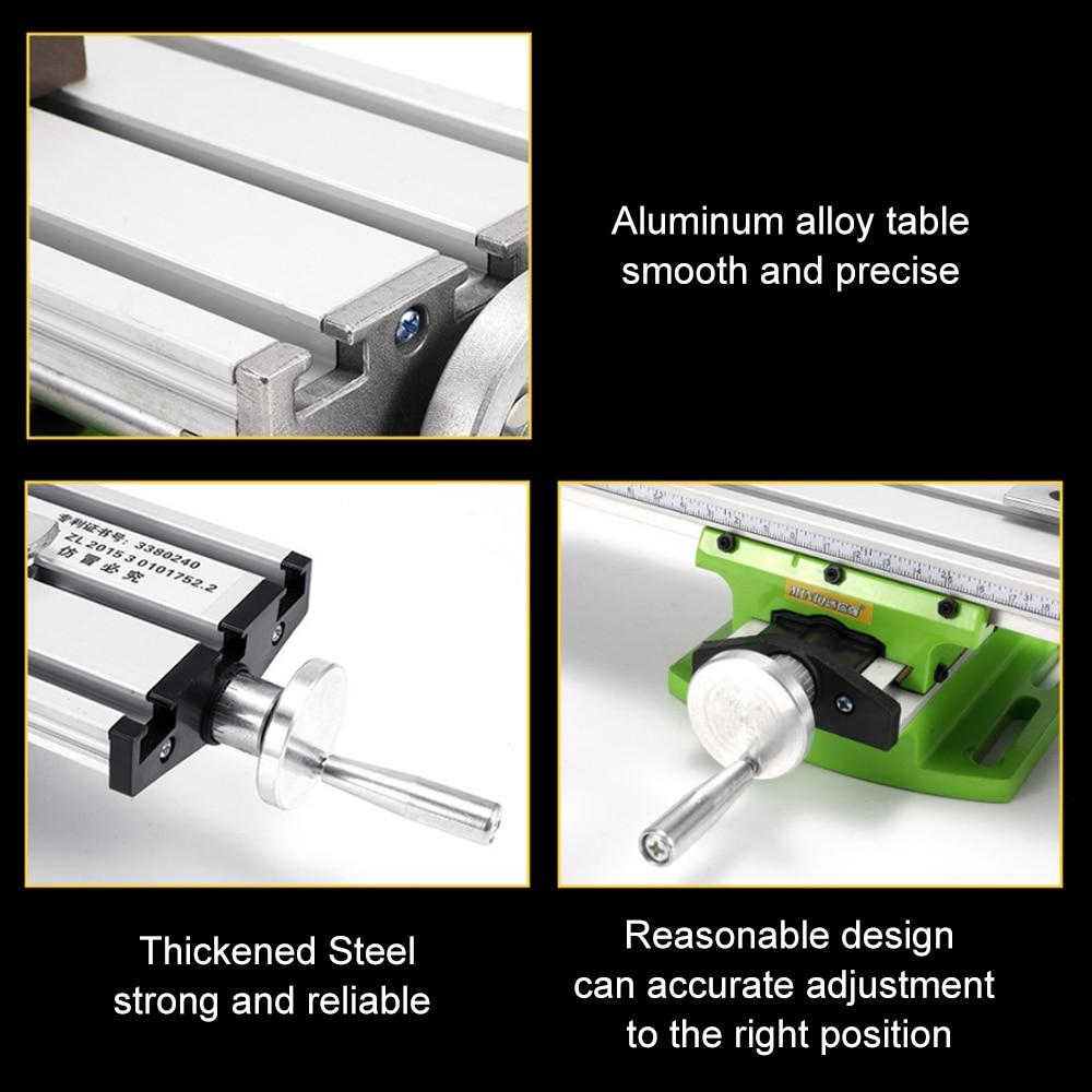 Mini Multi-function Milling Machine designed for woodworking, featuring a compact design and precision milling capabilities.