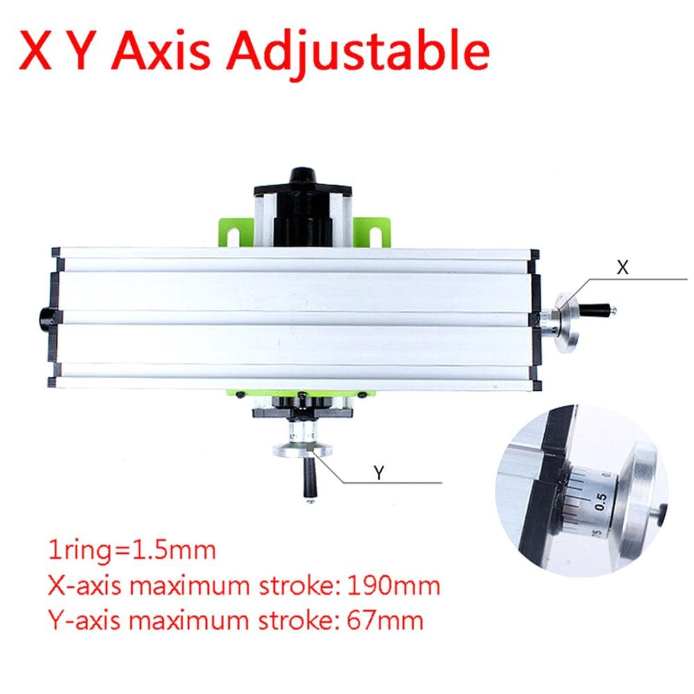 Mini Multi-function Milling Machine designed for woodworking, featuring a compact design and precision milling capabilities.