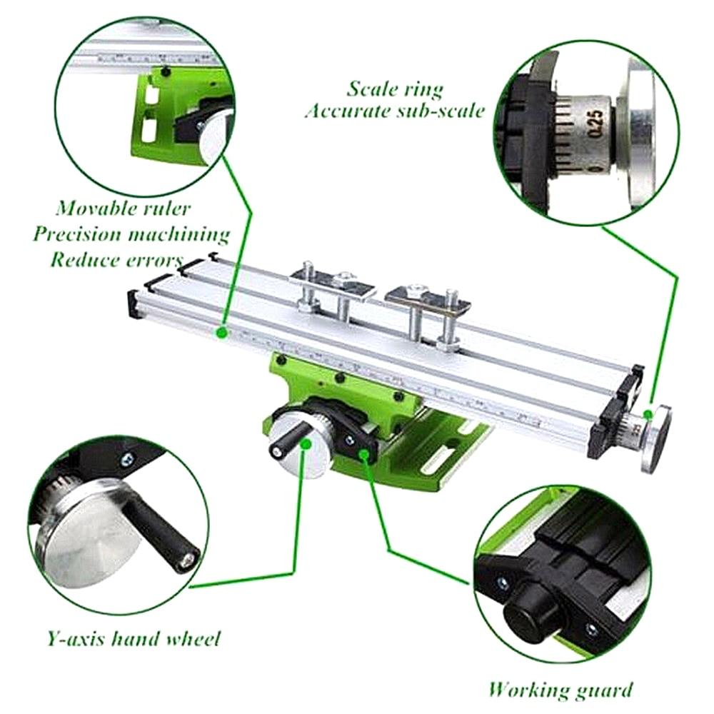 Mini Multi-function Milling Machine designed for woodworking, featuring a compact design and precision milling capabilities.