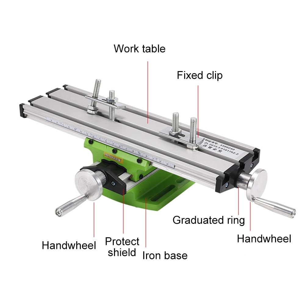 Mini Multi-function Milling Machine designed for woodworking, featuring a compact design and precision milling capabilities.