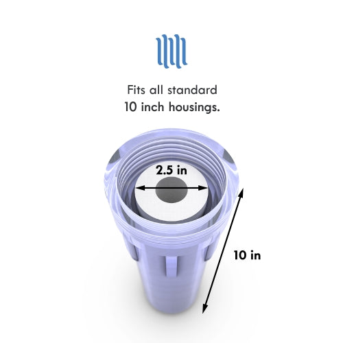 Nano Micron Sediment Filter Universal Whole House Cartridge with three-layer filtration technology for clean water.