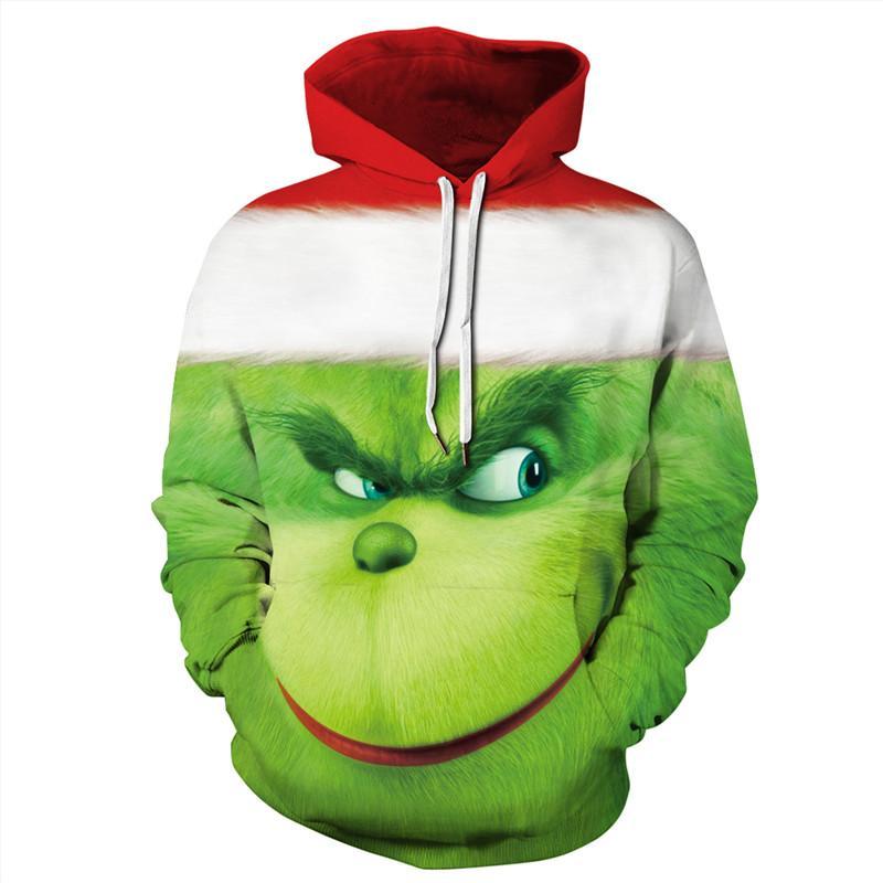 A vibrant unisex Funny Grich Ugly Christmas Sweater featuring a humorous Grinch design, perfect for holiday celebrations.