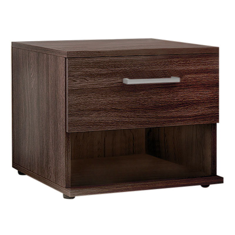 ANITA Wenge Nightstand Set featuring two stylish melamine nightstands in a rich wenge finish, ideal for modern bedrooms.