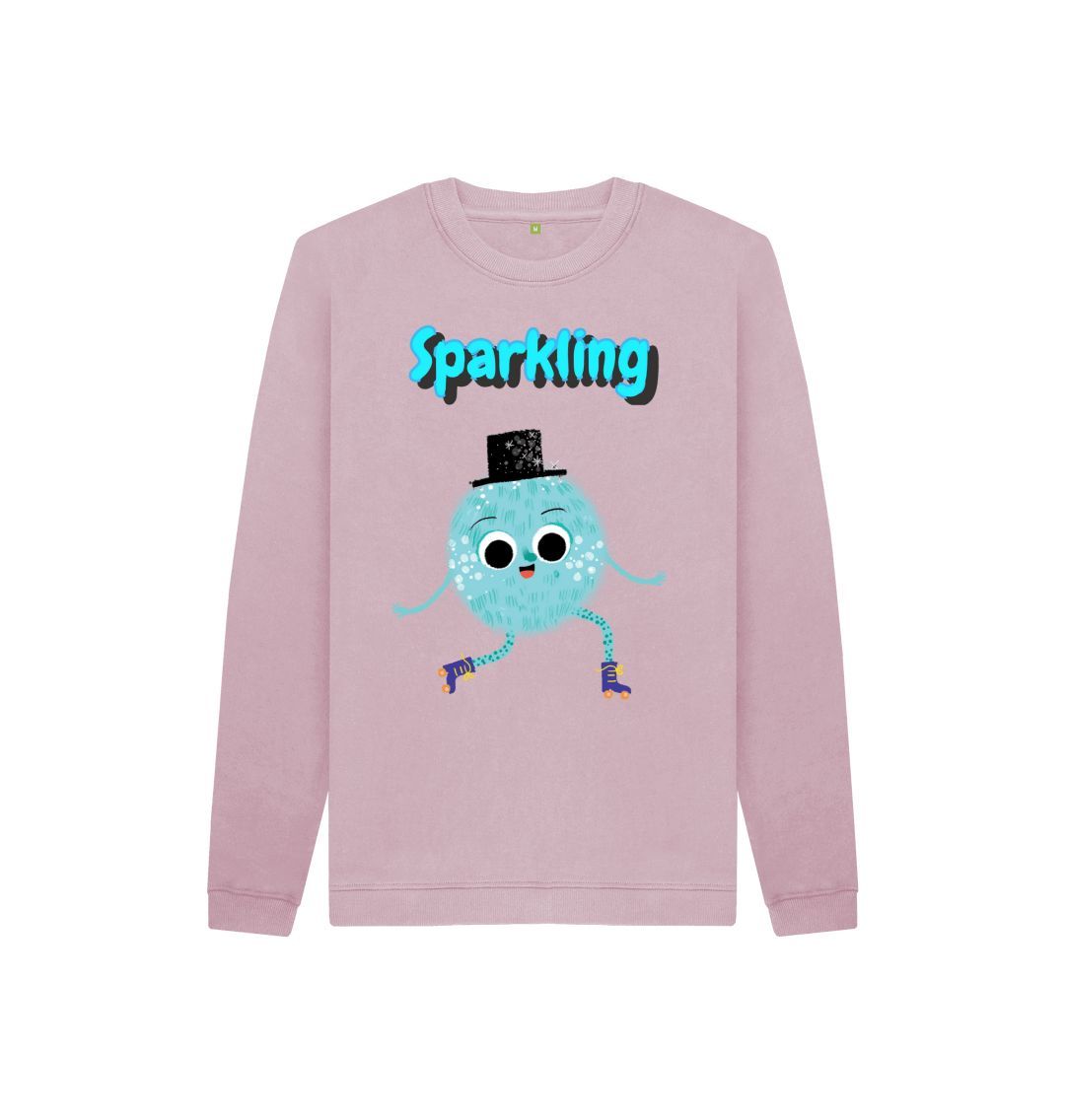 A vibrant Organic Children's Jumper in sparkling design, made from soft organic cotton, perfect for kids aged 3-12 years.