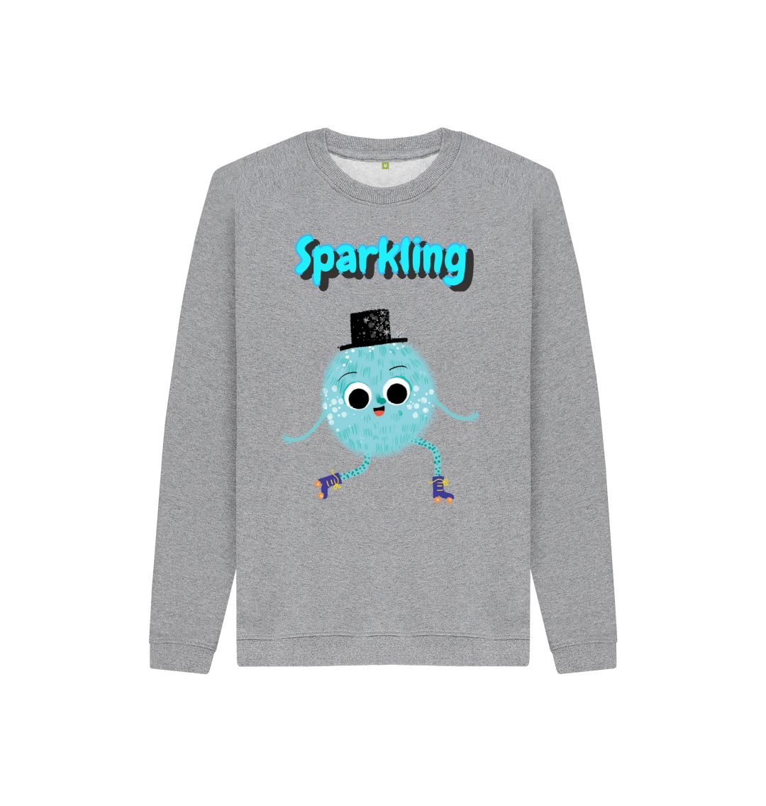 A vibrant Organic Children's Jumper in sparkling design, made from soft organic cotton, perfect for kids aged 3-12 years.