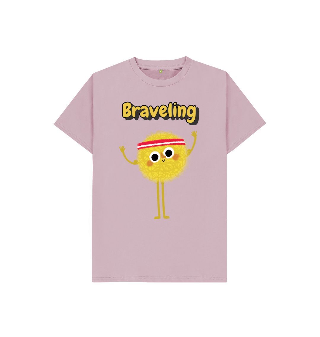 Organic Children's T-shirt by Braveling, made from certified organic cotton, featuring a vibrant design suitable for kids.