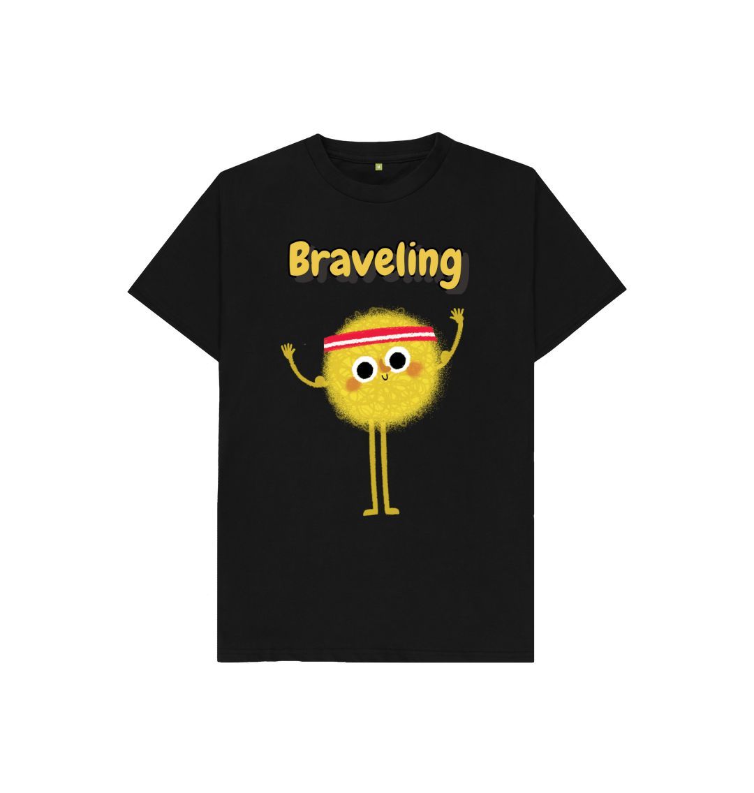 Organic Children's T-shirt by Braveling, made from certified organic cotton, featuring a vibrant design suitable for kids.