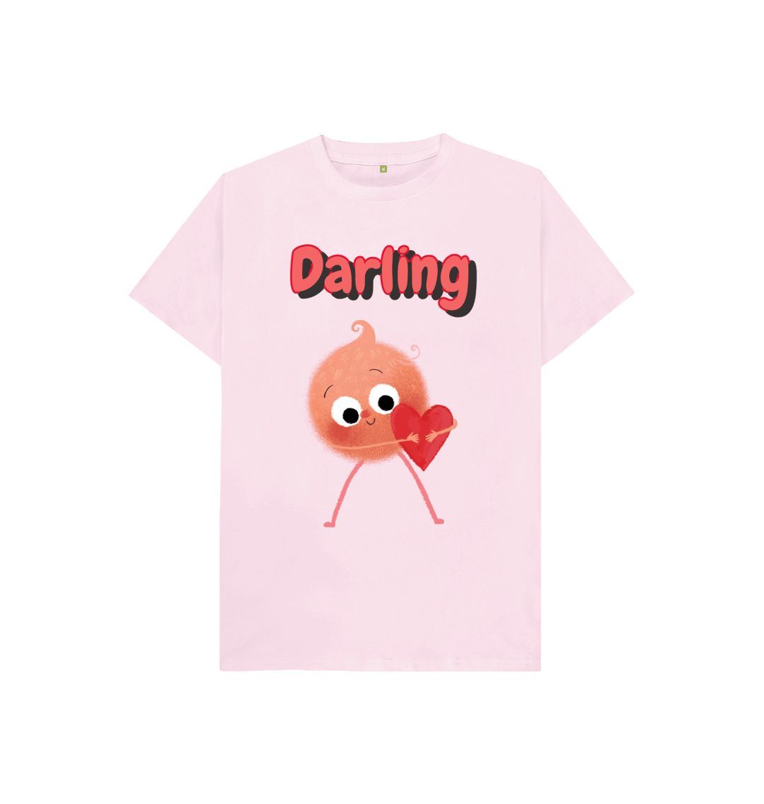 Organic Children's T-shirt in Darling design, made from certified organic cotton, featuring a soft texture and eco-friendly print.