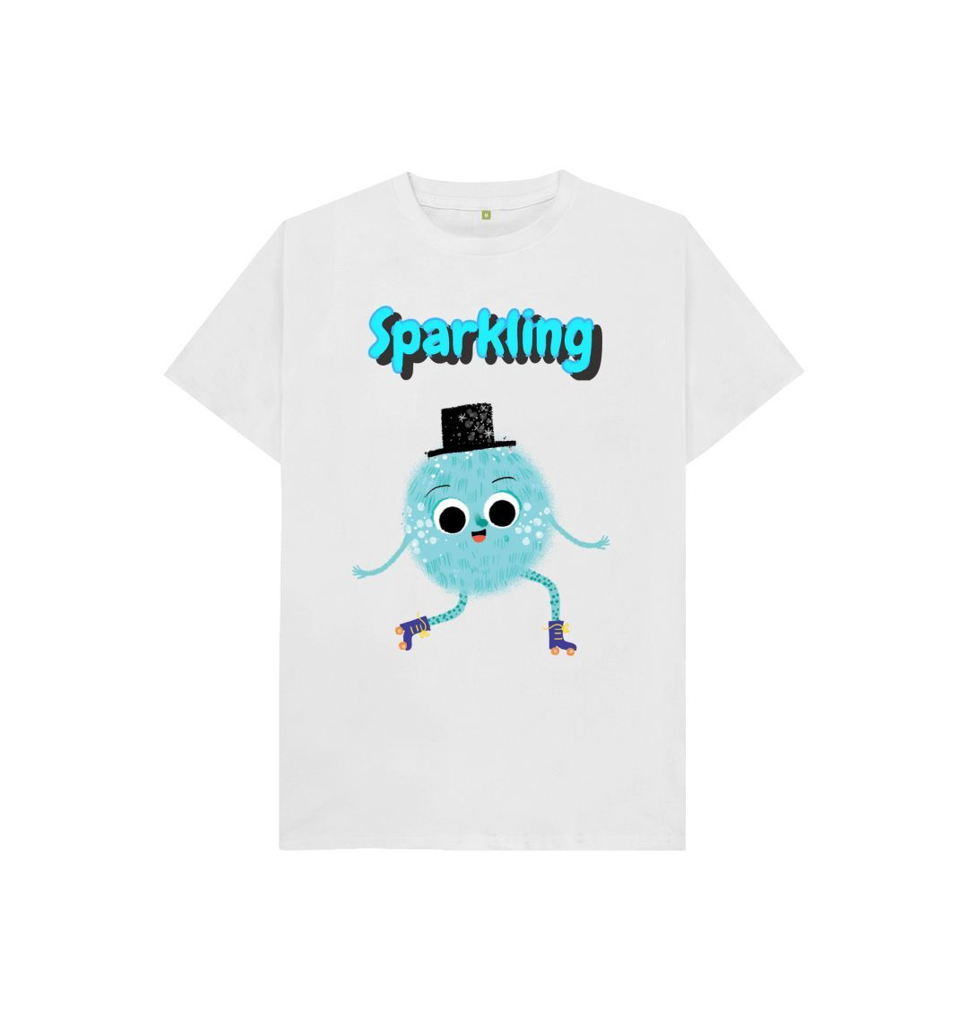 Organic Children's T-shirt in sparkling design, made from certified organic cotton, featuring vibrant colors and eco-friendly printing.