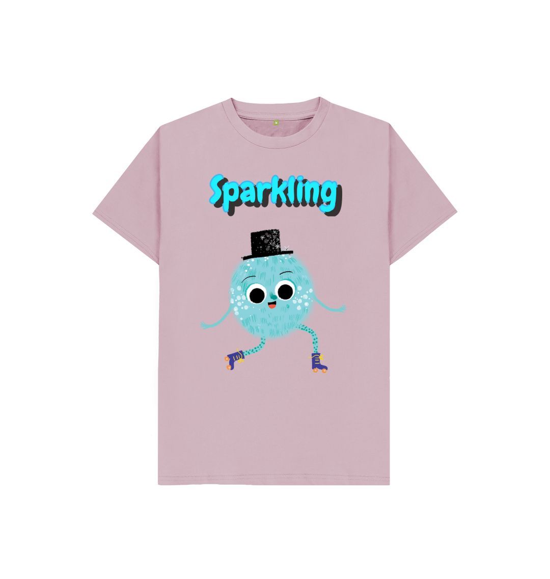 Organic Children's T-shirt in sparkling design, made from certified organic cotton, featuring vibrant colors and eco-friendly printing.