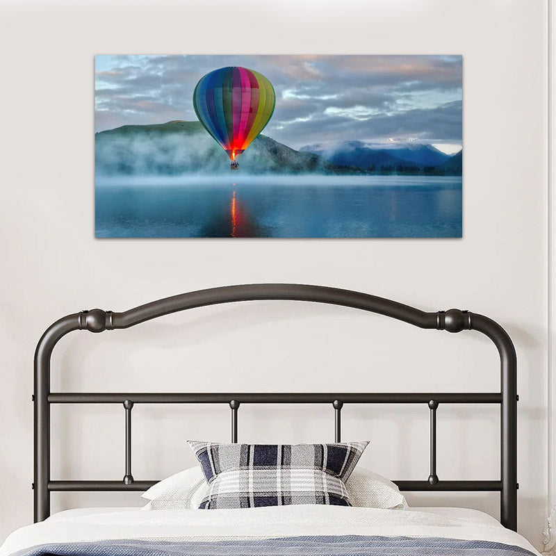 A beautiful digital print titled FLOATING, measuring 120x60x3 cm, showcasing vibrant colors and a serene design, perfect for home or business decor.