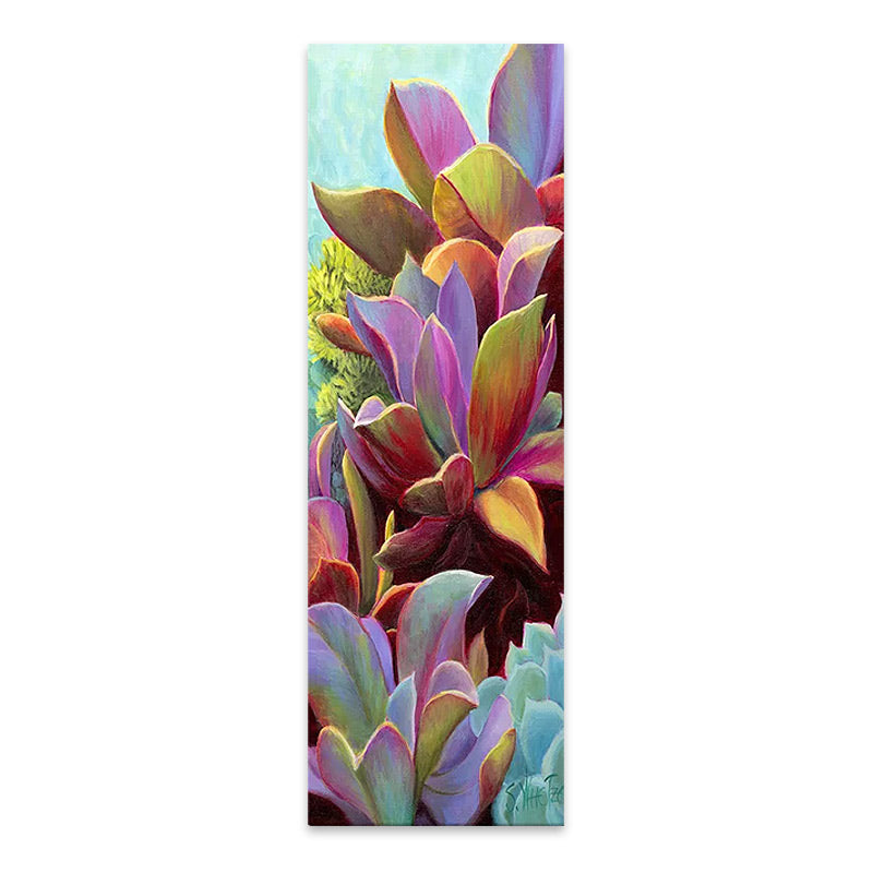 COLORFULL WATER digital painting on canvas, vibrant design with flowing colors, dimensions 30x90x3cm, perfect for home or business decor.