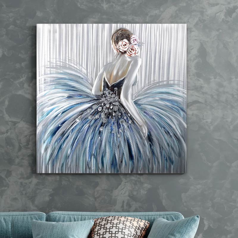 RIO DANCER digital canvas painting, vibrant colors, 90x90x3cm, perfect for home or business decor.