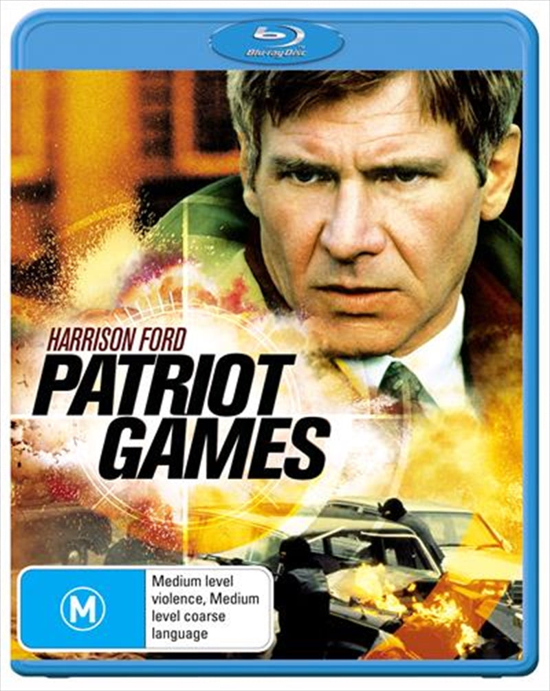 Patriot Games Special Edition Blu-ray cover featuring action-packed imagery and special edition branding.