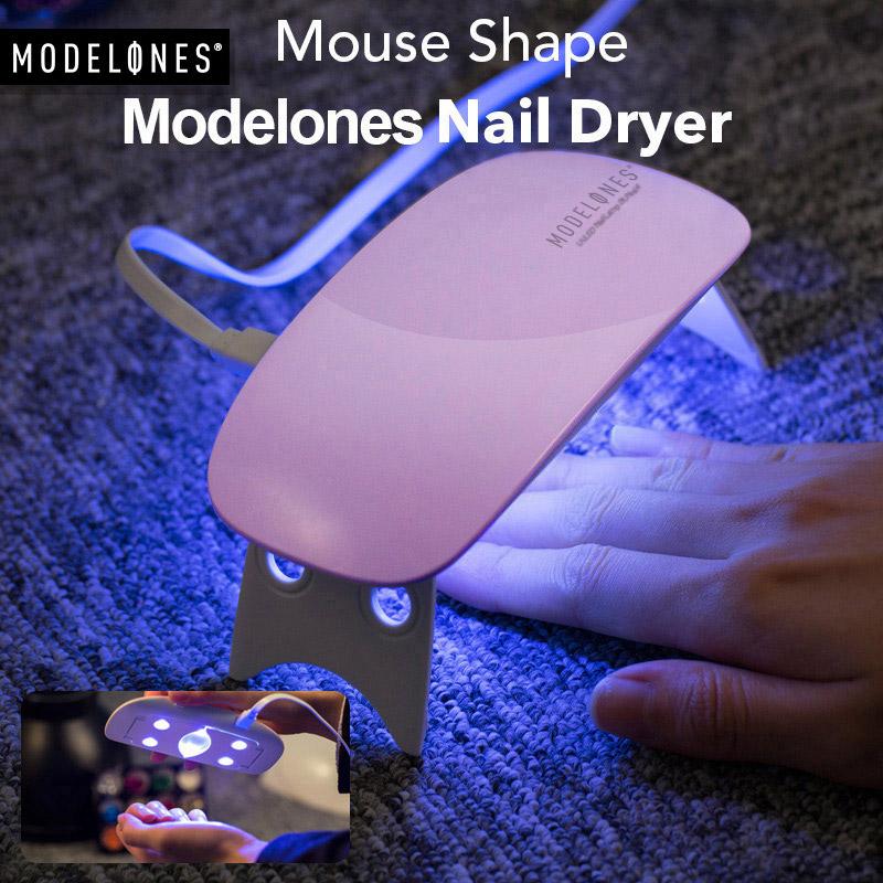 Portable Mini 6W LED Lamp Nail Dryer with USB charging, compact design, and timer settings for efficient nail drying.