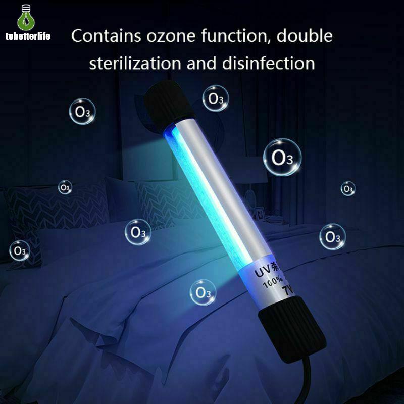 Portable UV Sterilizer Light Tube, waterproof disinfection lamp wand for effective germicidal cleaning.