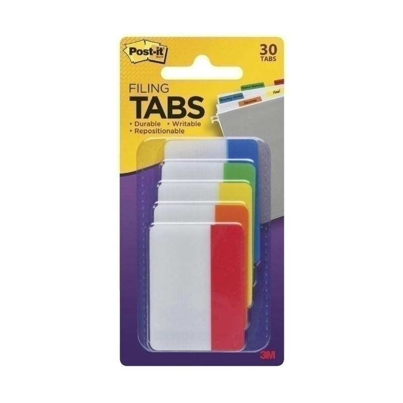 POST-IT Tab 686-ROYGB Pk30 Bx6 featuring colorful repositionable tabs for easy organization.